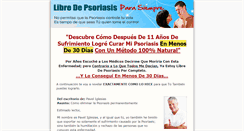 Desktop Screenshot of libredepsoriasis.com